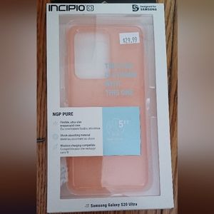 Incipio NGP Samsung Galaxy S20 Ultra red clear case